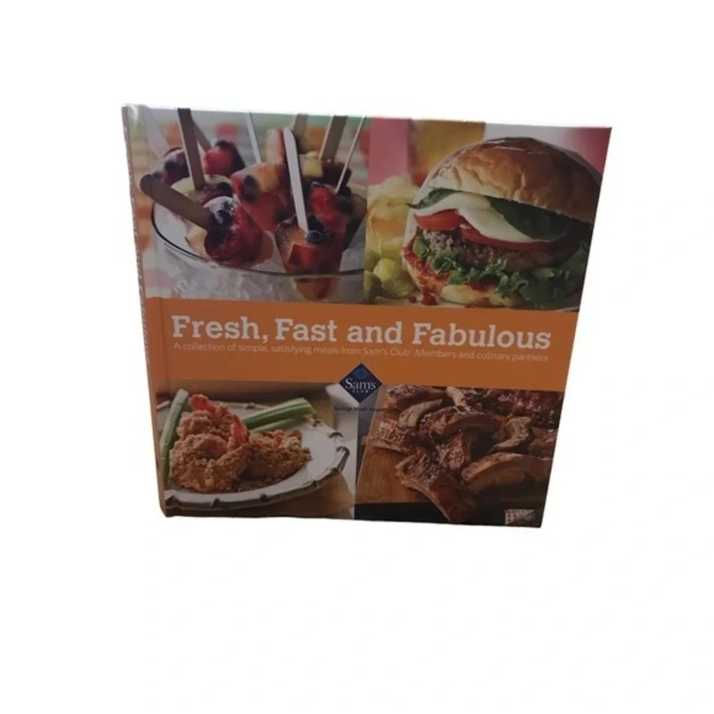 Fresh ,Fast and Fabulous New Sam's Club Hard Cover Cook Book‎
